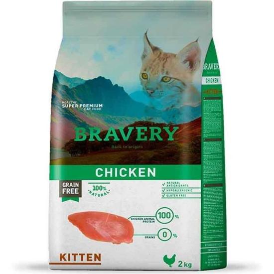 Bravery Yavru Kedi Maması Tavuklu 2Kg. Kıtten Cat Chıcken Fiyatı